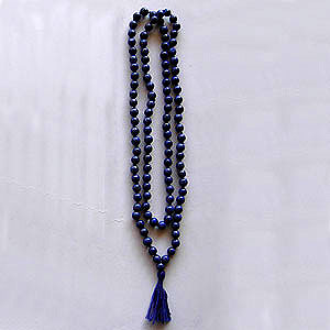 Manufacturers Exporters and Wholesale Suppliers of Lapis Lazuli Mala Rishikesh Uttarakhand